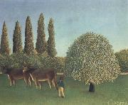 Henri Rousseau THe Pasture Spain oil painting artist